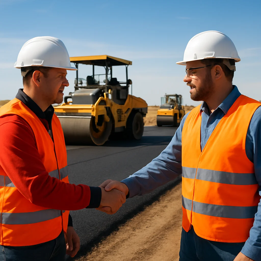 Equipe da Construtora Borba em obra